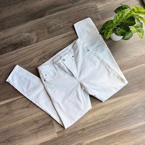 Articles of Society White Skinny Casual Pocket Stretch Jeans Size 27 - Picture 9 of 12